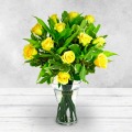 Luxury Yellow Rose Bouquet
