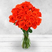 24 Orange Rose Bouquet