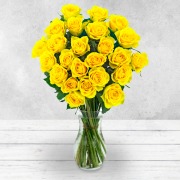 24 Yellow Rose Bouquet